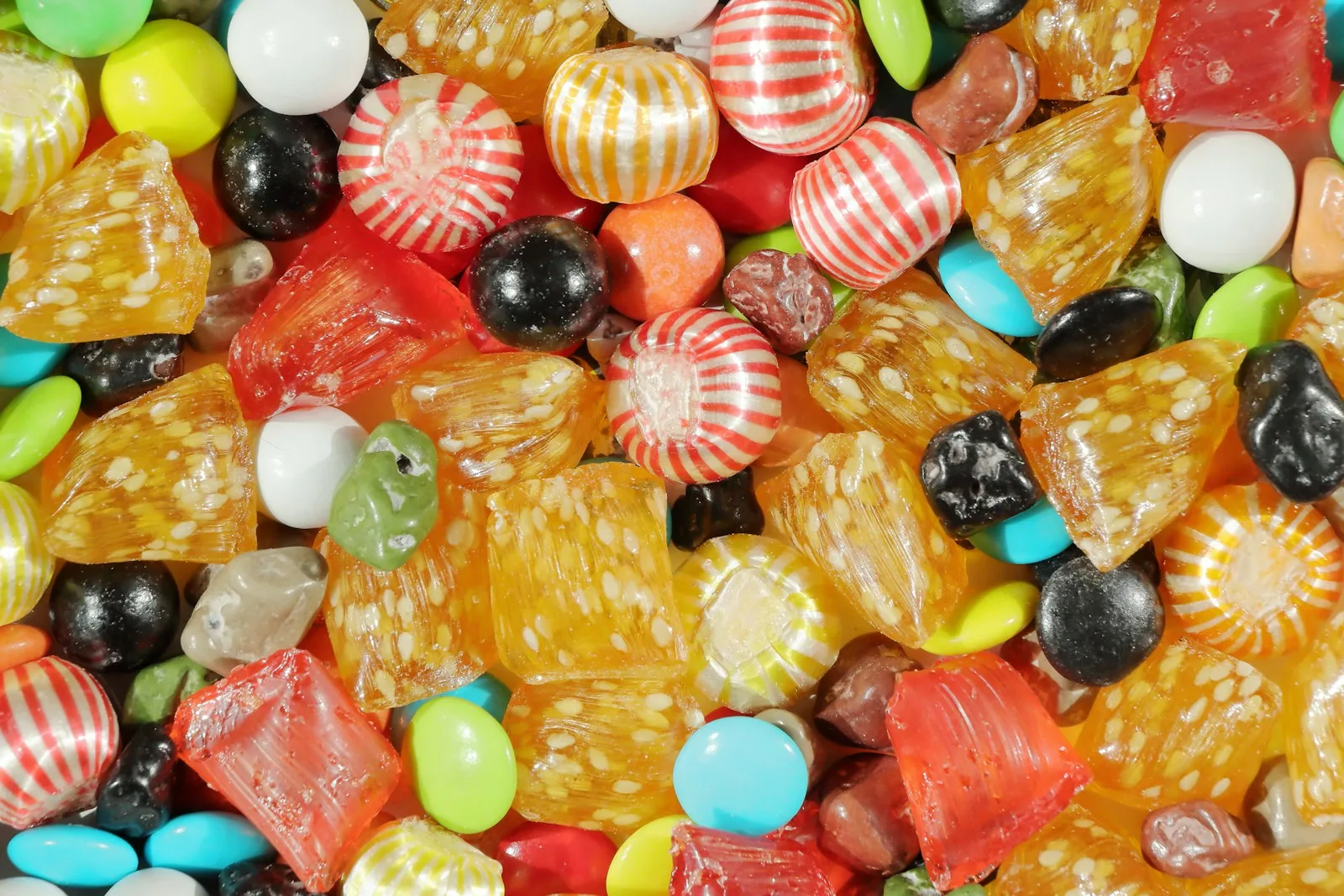 Caramelos y golosinas de colores